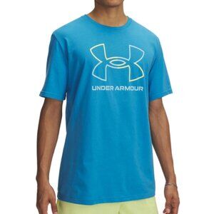 Under Armour Men's T shirt 5XL Loose fit Foundation Update Graphic tee Blue NWT